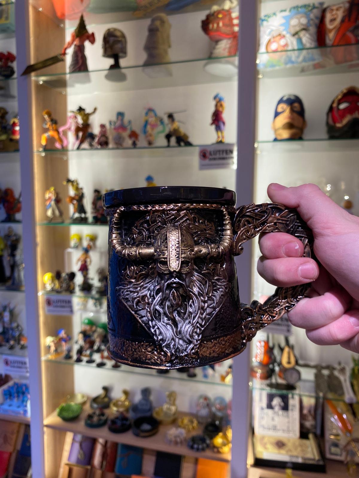 3D Tasarım Kupa - Viking Savaşçı Temalı Kupa