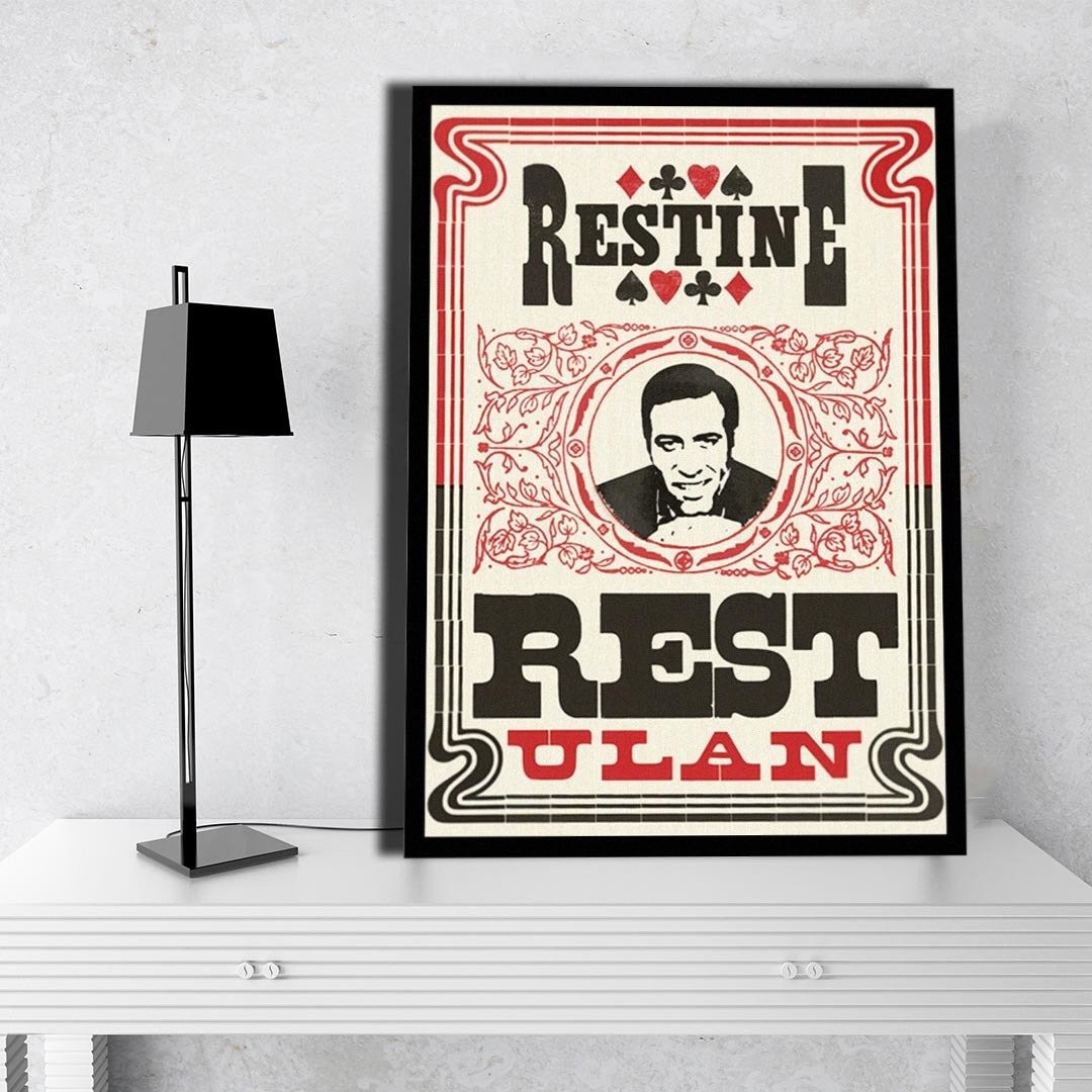 Restine Rest Ahşap Poster
