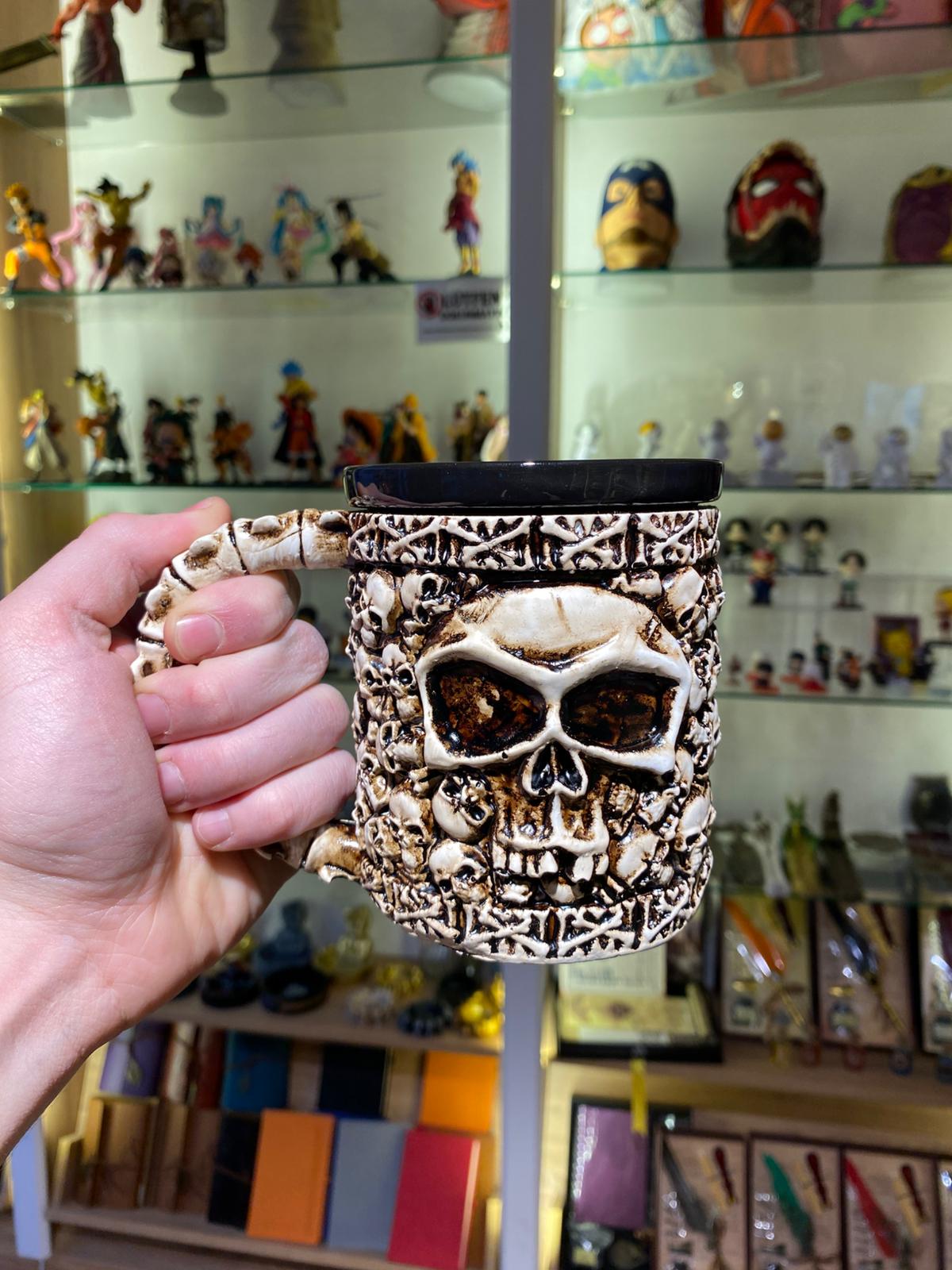 3D Kupa Hediye - İskelet Temalı Kupa