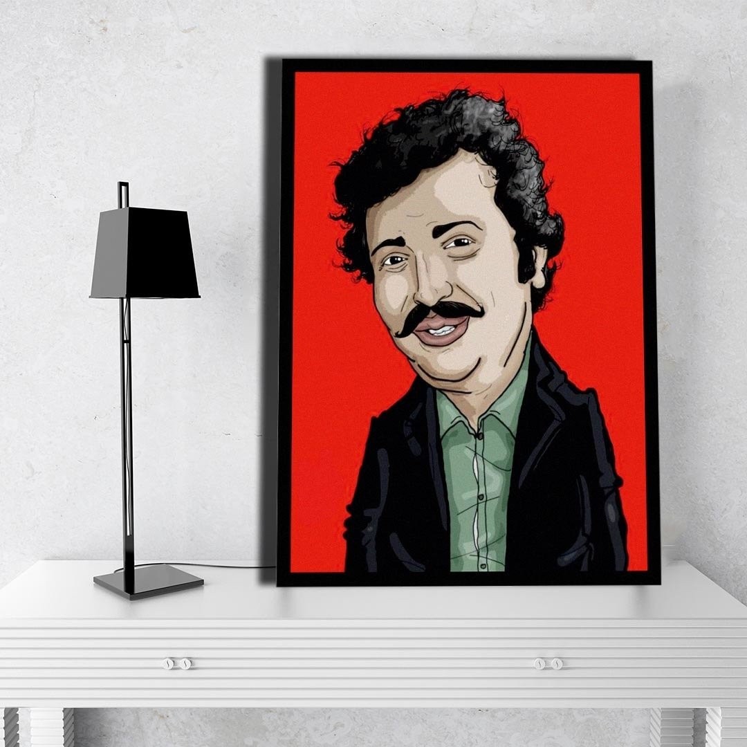 Metin Akpınar Ahşap Poster