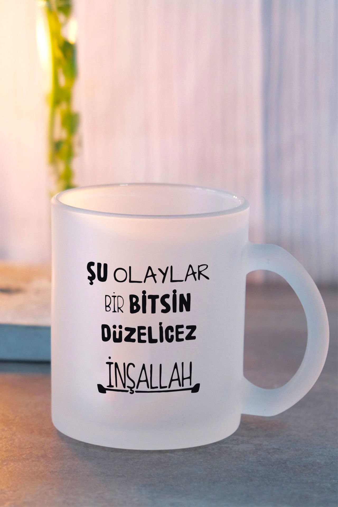 Buzlu Cam Bardak - Düzelicez İnşallah