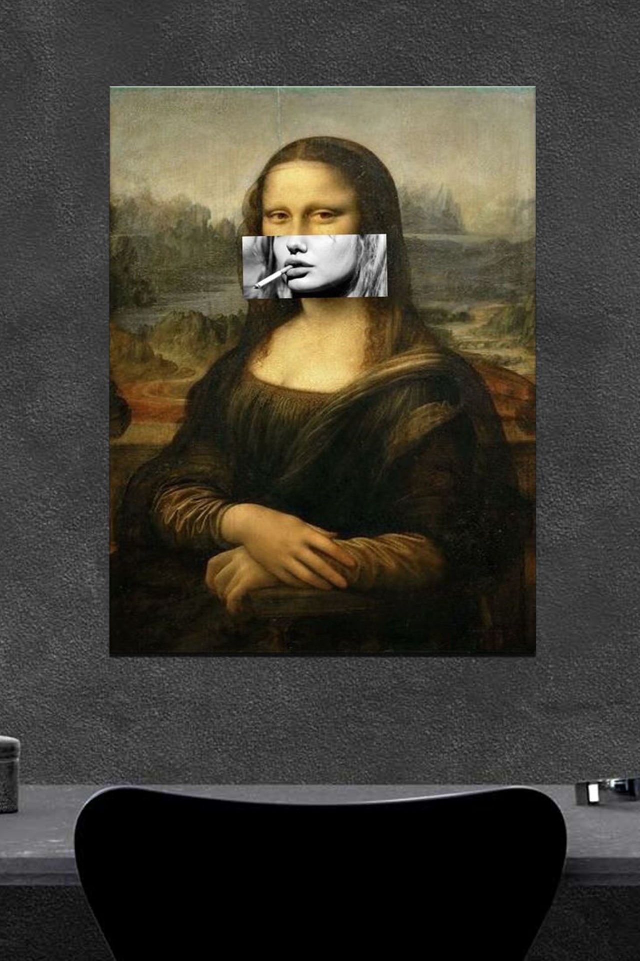 Mona Lisa Art Ahşap Poster