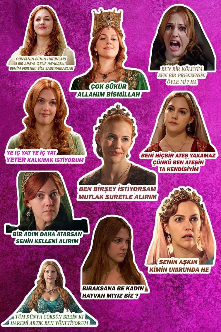 Sticker Paketi - Hürrem Once Said 10' lu