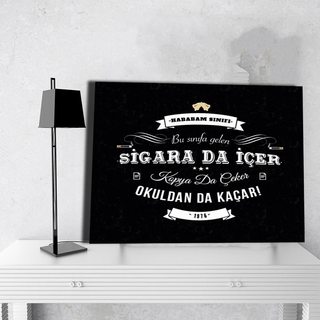 Hababam Sınıfı Ahşap Poster
