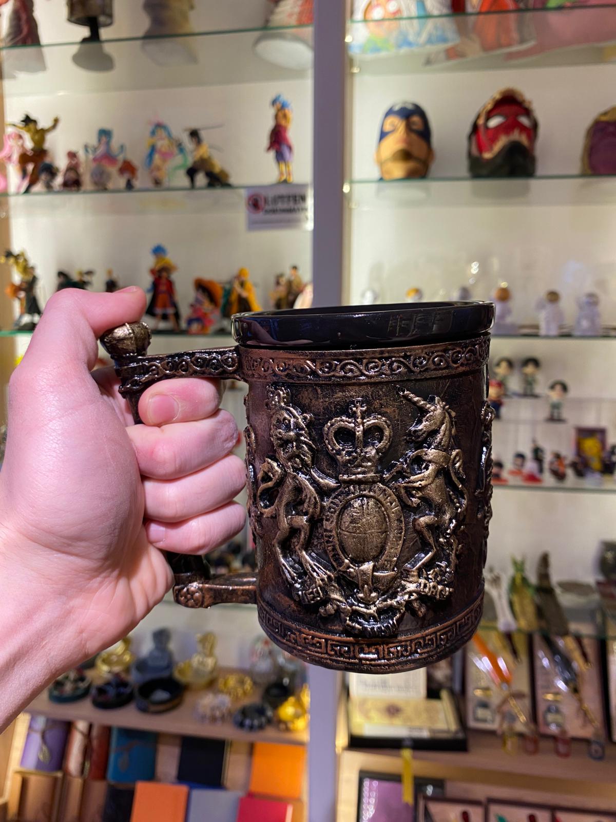 3D Kupa Hediye - Kraliyet Temalı Seramik Kupa