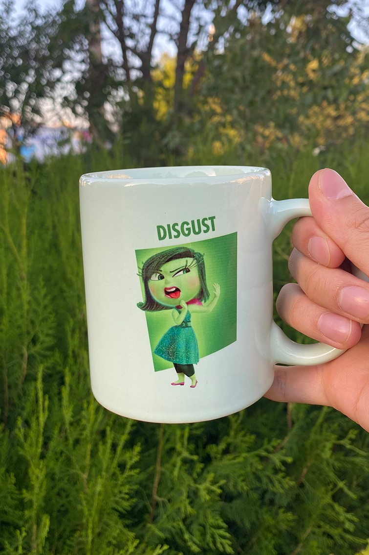 Kupa Bardak Yeşil - Inside Out Disgust Ters Yüz Tiksinti