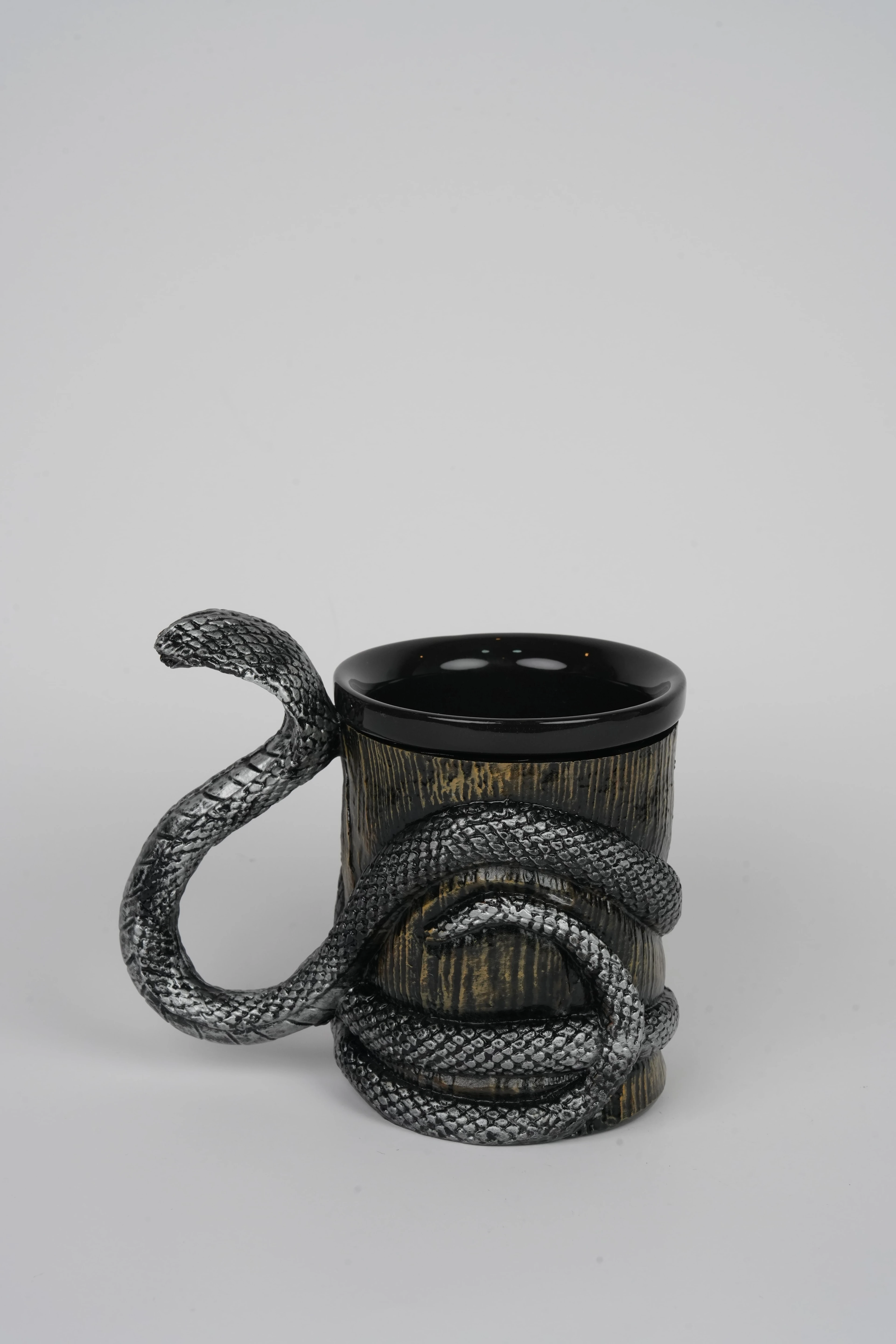 3D Kupa Hediye - Yılan Temalı Seramik Kupa