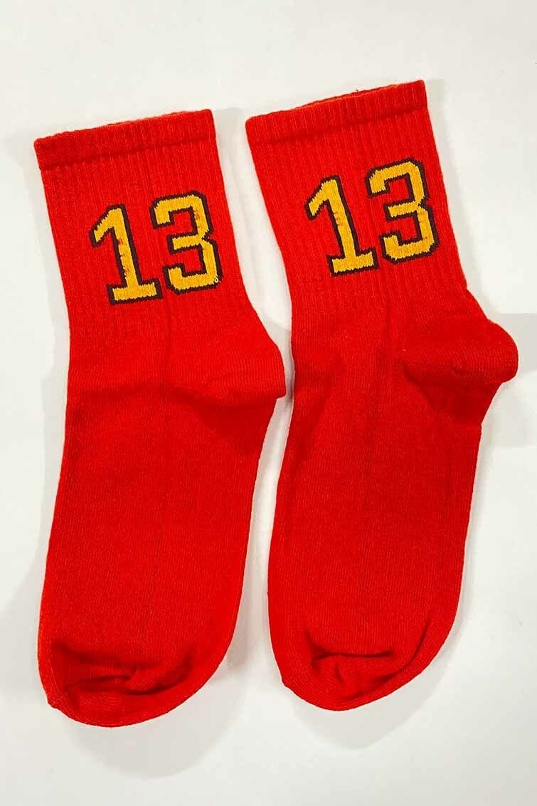 Çorap - Kırmızı 13