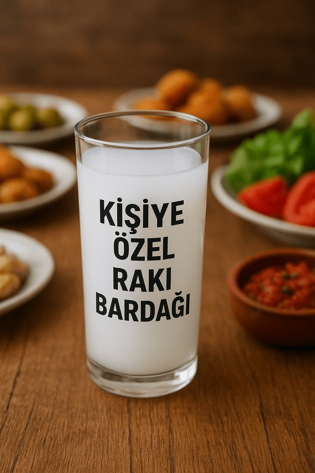 KİŞİYE ÖZEL RAKI BARDAĞI 