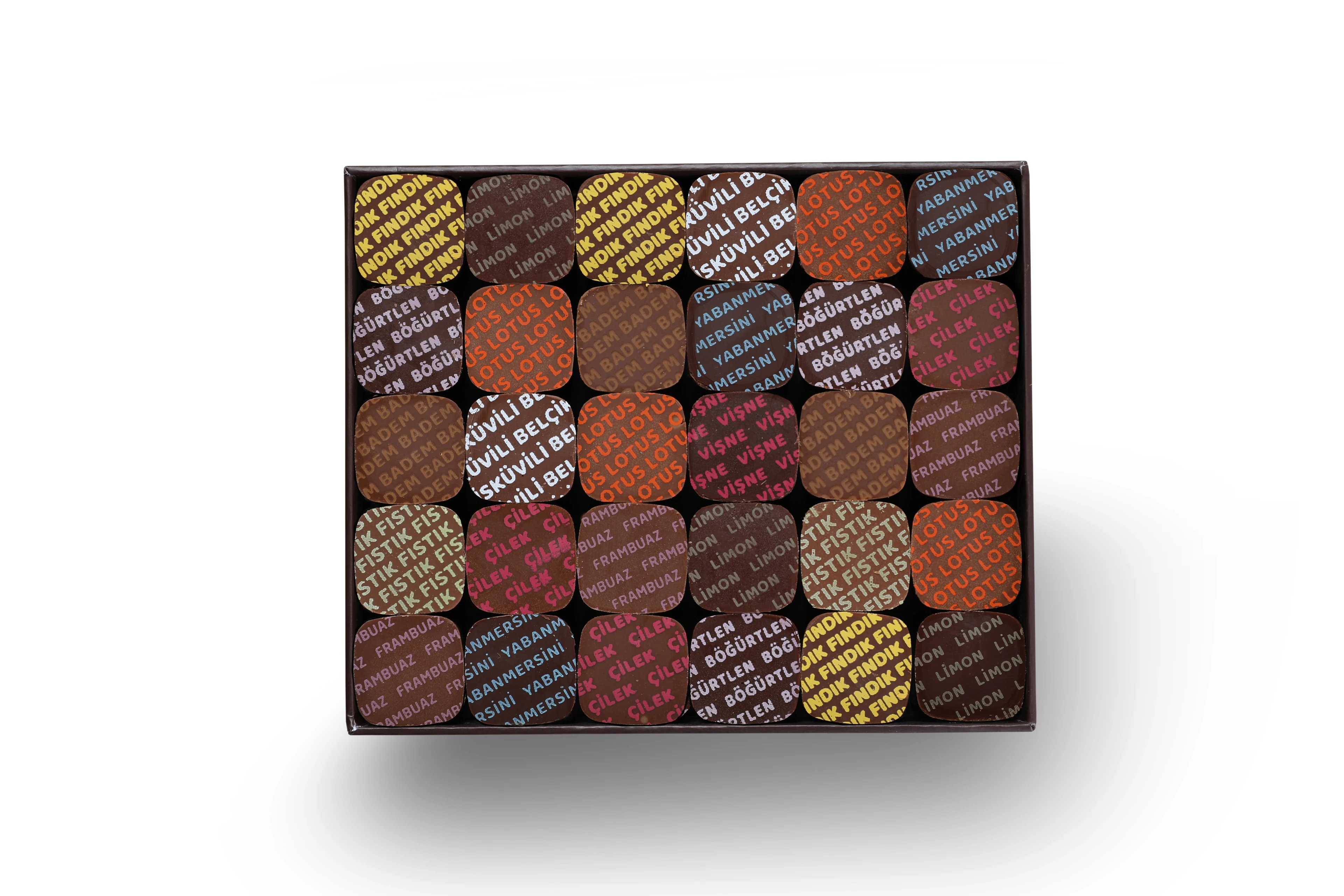 30'lu Gourmet Trio – Gurme Üçlü Çikolata Kutusu 