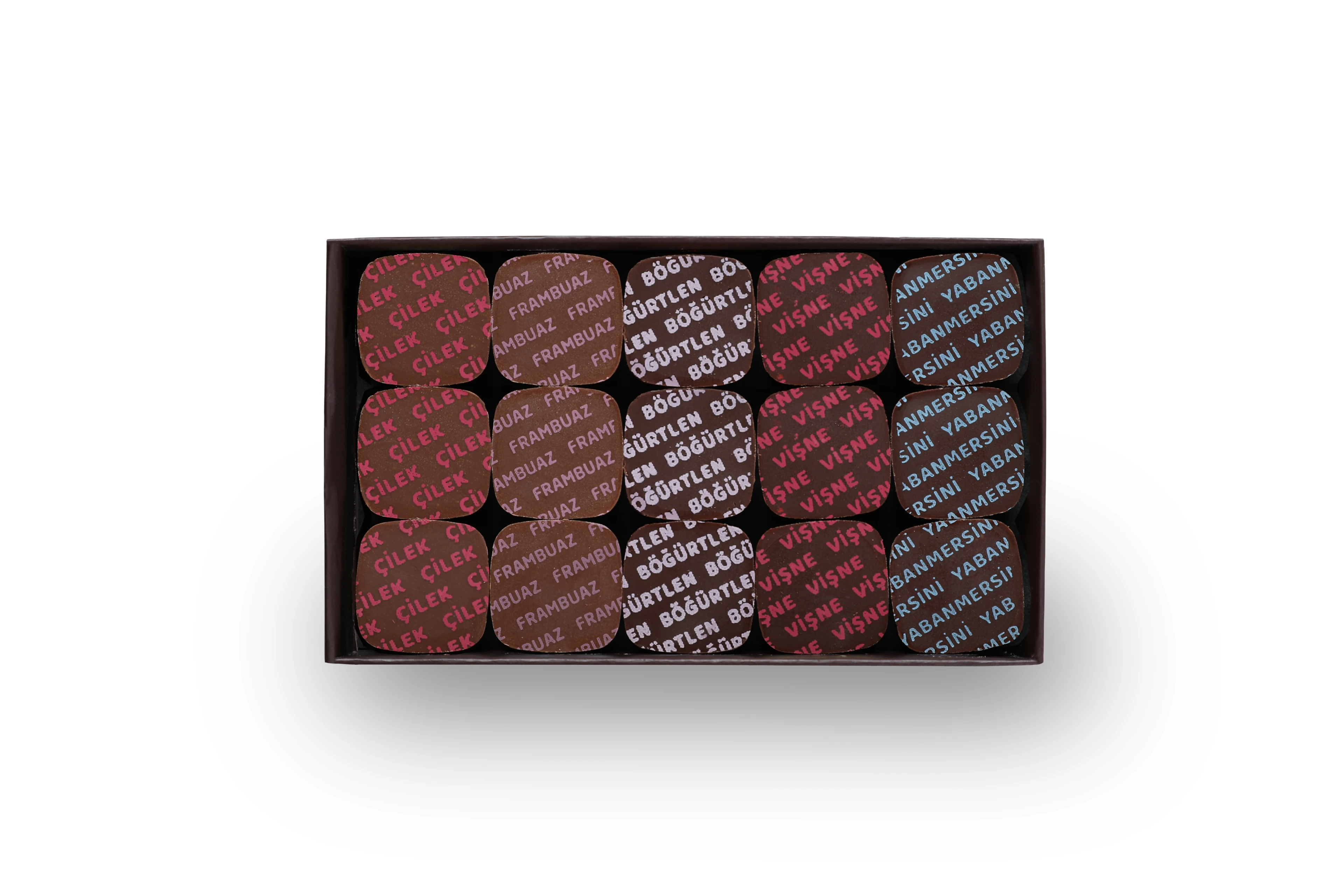 15'li Bonbon Çikolata – %100 El Yapımı Premium Belçika Çikolatası