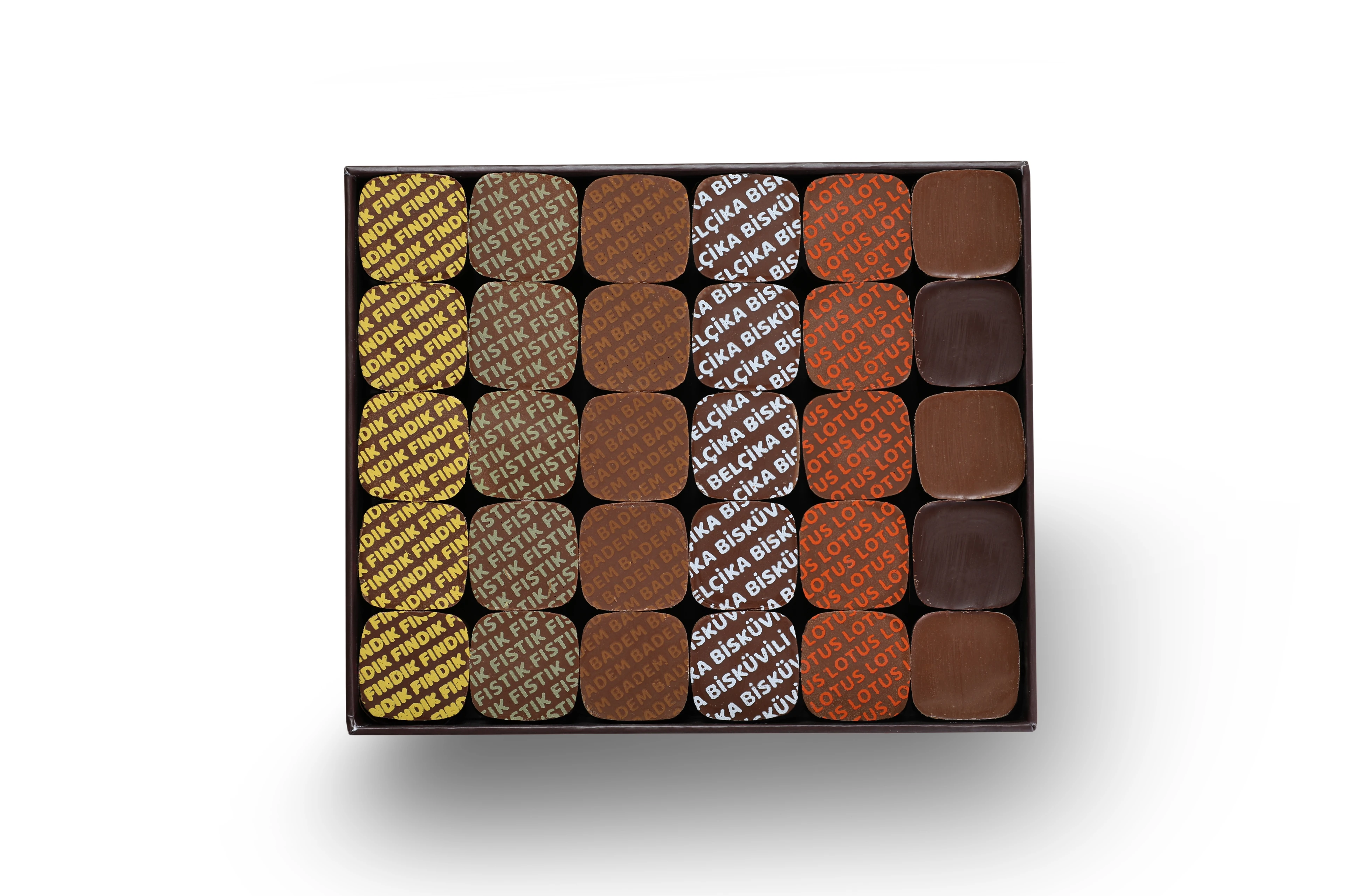 30'lu Pralin Çikolata – %100 El Yapımı Belçika Çikolatası