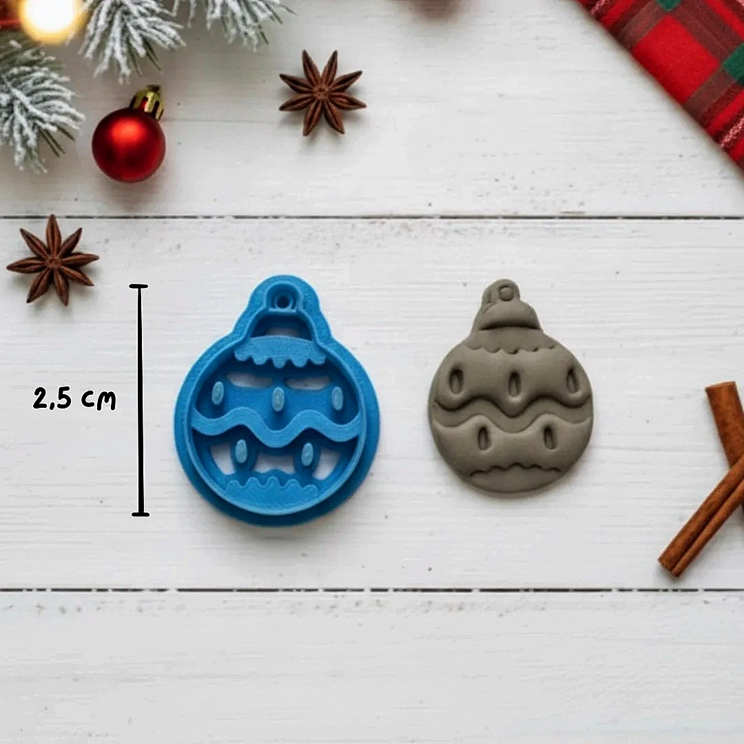 ⭐ Mini Yılbaşı Süsü Kesme Kalıbı – 2.5 cm