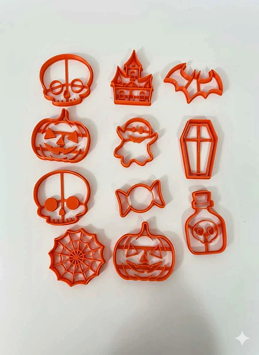 Halloween Temalı Kurabiye Kalıp Seti (11 Parça)