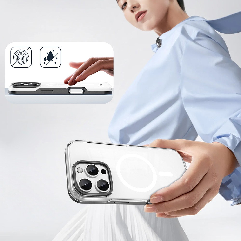 iPhone 16 Pro Max Kılıf Magsafe Şarj Özellikli Çıkarılabilir Arka Yüzeyli Zore Polar Kılıf