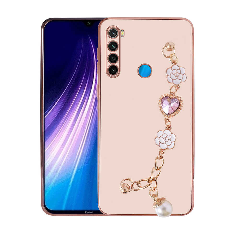 Xiaomi Redmi Note 8 Kılıf El Tutamaçlı Kamera Korumalı Zore Taka Silikon Kılıf
