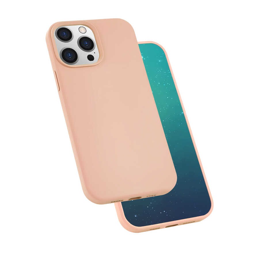 iPhone 13 Pro Max Kılıf Zore Silk Silikon