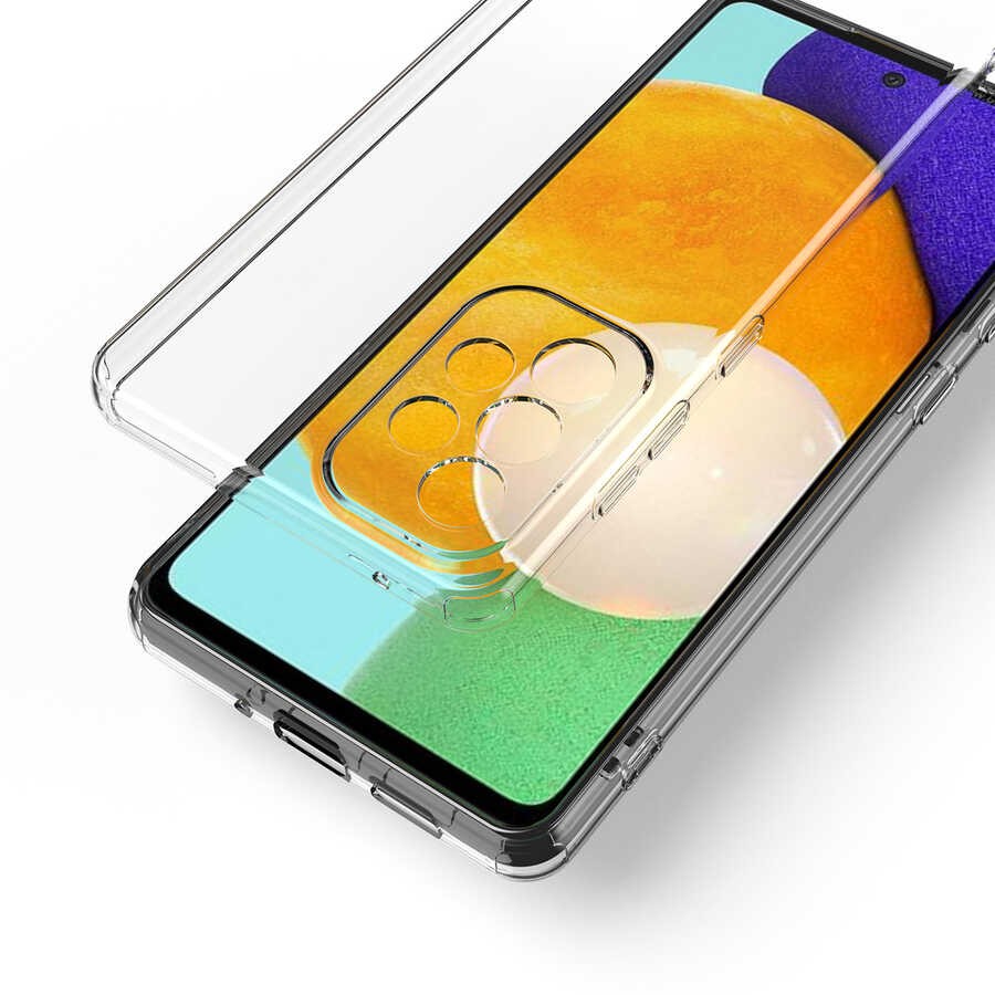 Galaxy A73 Kılıf Zore Kamera Korumalı Süper Silikon Kılıf