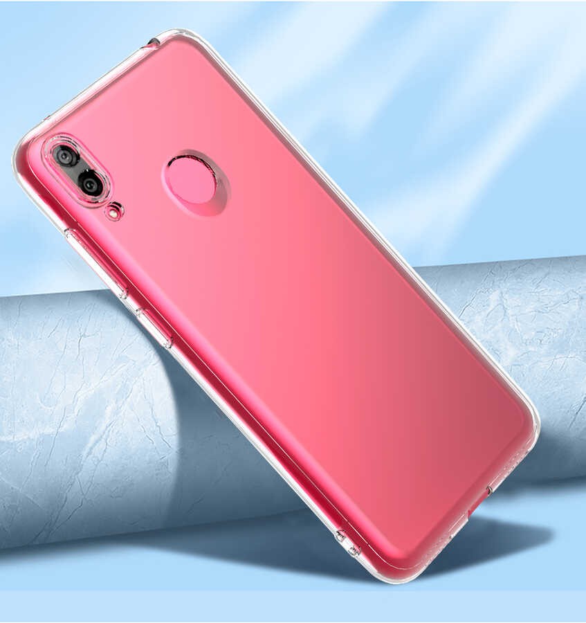 Huawei Y7 Prime 2019 Kılıf Zore Kamera Korumalı Süper Silikon Kılıf