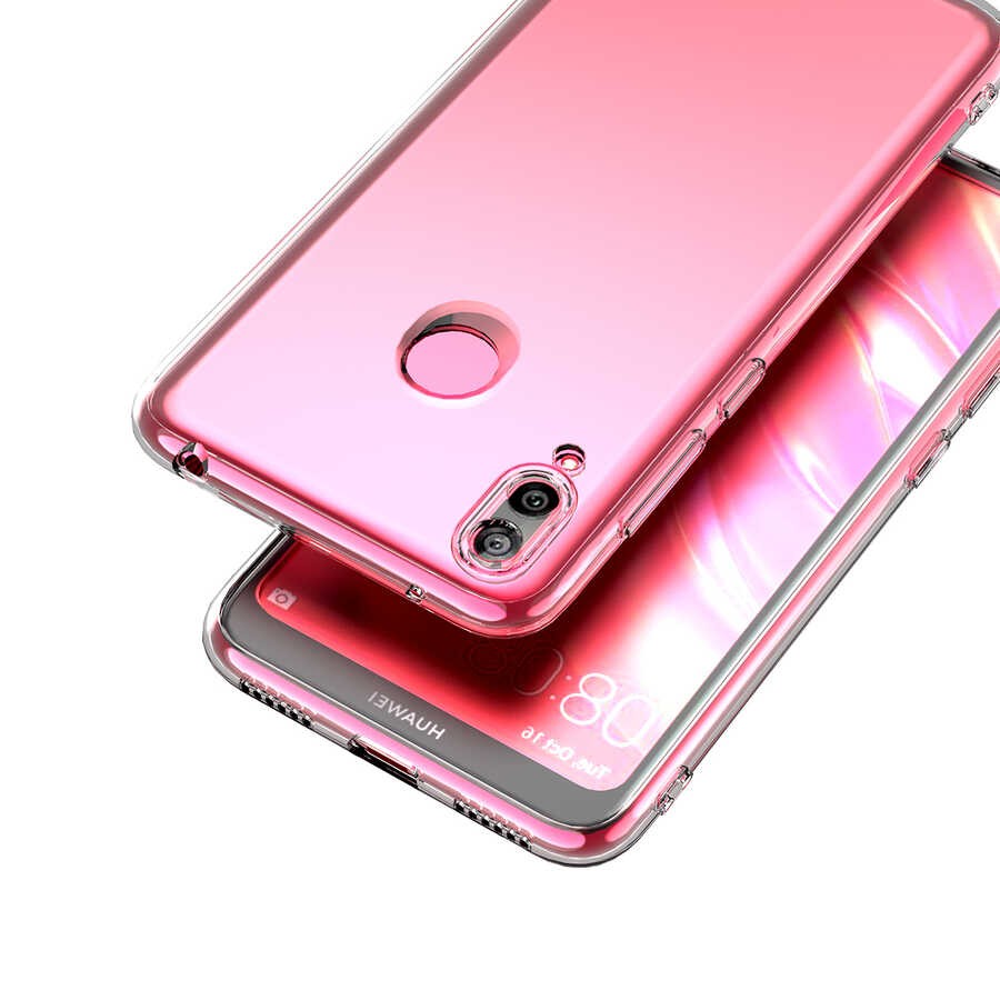 Huawei Y7 Prime 2019 Kılıf Zore Kamera Korumalı Süper Silikon Kılıf