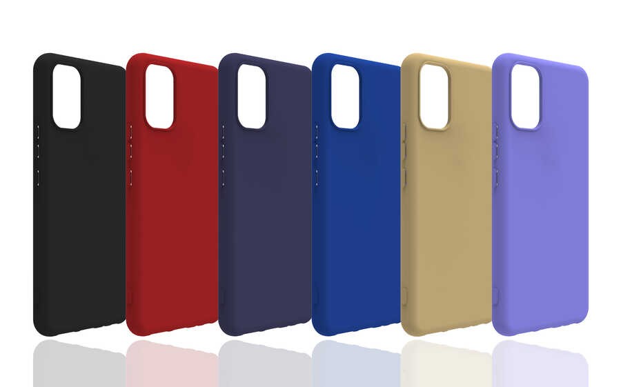 Vivo V21 Kılıf Zore Biye Silikon