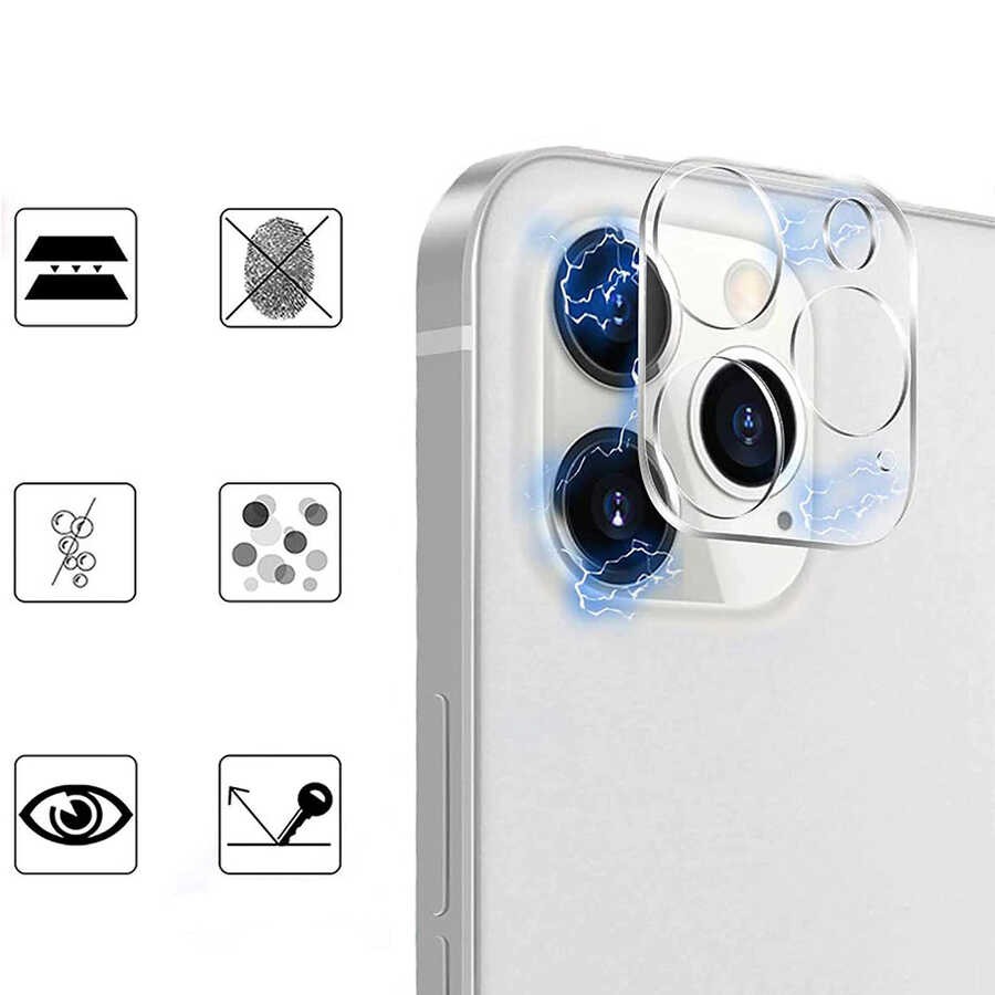 iPhone 13 Pro Max Zore Kamera Lens Koruyucu Cam Filmi