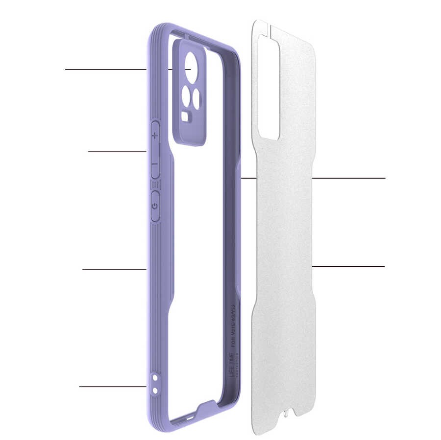 Vivo V21E Kılıf Zore Parfe Kılıf