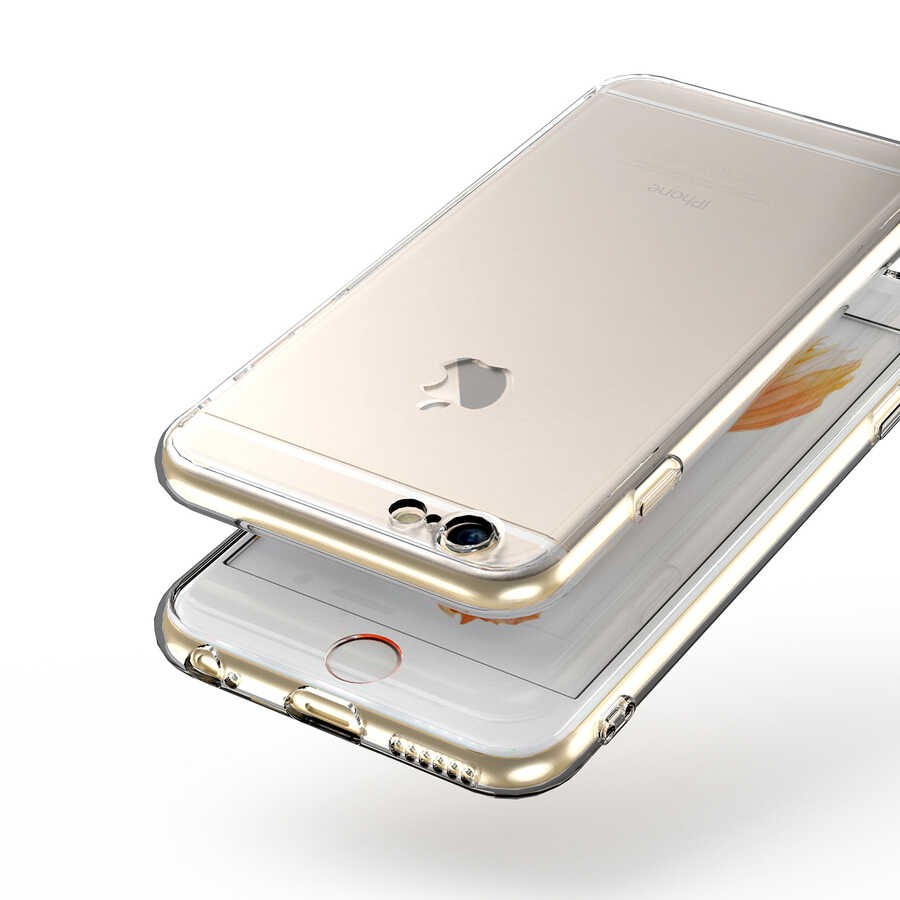 iPhone 6 Kılıf Zore Kamera Korumalı Süper Silikon Kılıf