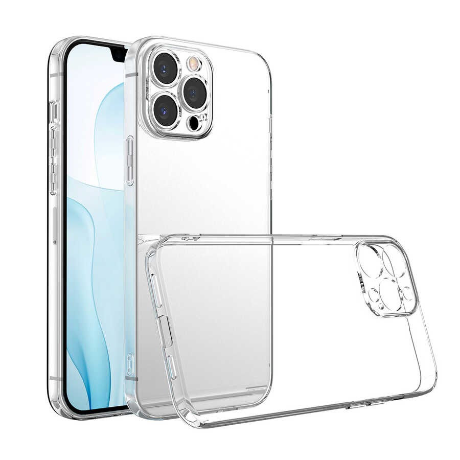 iPhone 13 Pro Kılıf Zore Kamera Korumalı Süper Silikon Kılıf