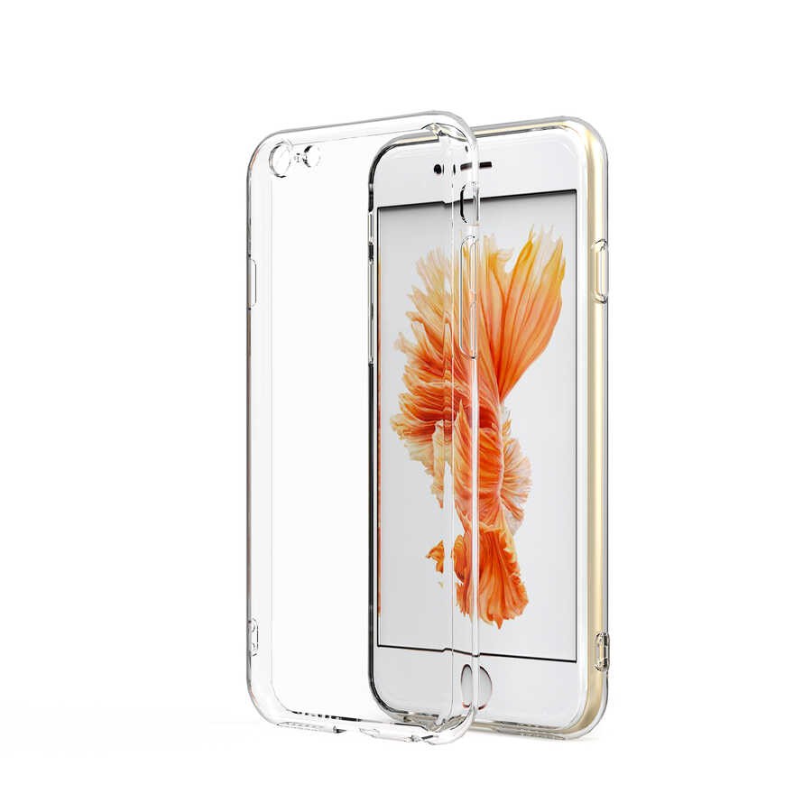 iPhone 6 Kılıf Zore Kamera Korumalı Süper Silikon Kılıf