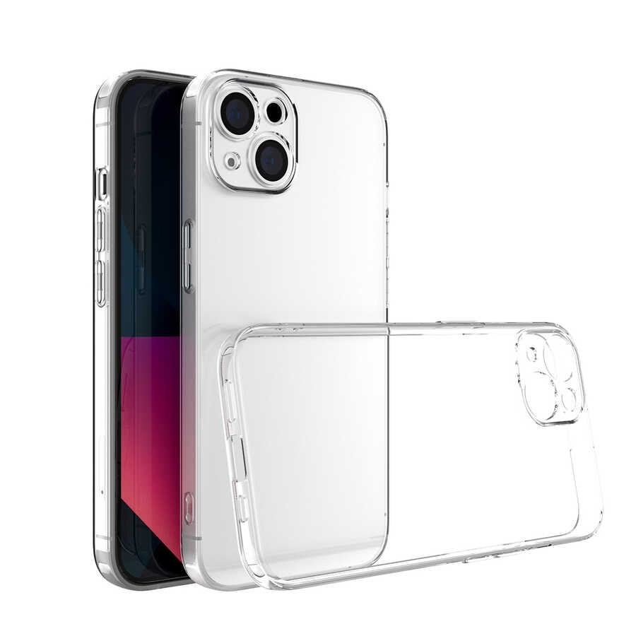 iPhone 13 Kılıf Zore Kamera Korumalı Süper Silikon Kılıf