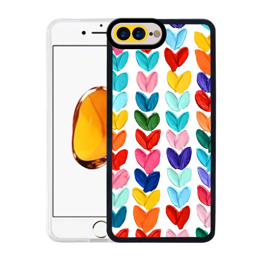 iPhone 8 Plus Kılıf Zore M-Fit Desenli Kılıf