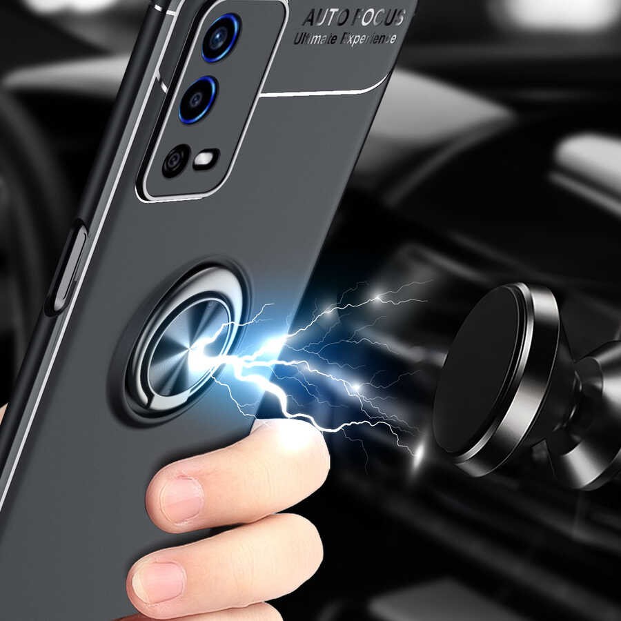 Oppo A55 4G Kılıf Zore Ravel Silikon Kılıf