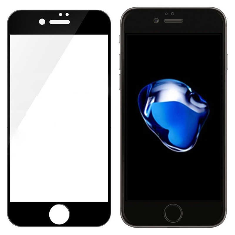 iPhone 8 Plus Zore 3D Muzy Temperli Cam Ekran Koruyucu