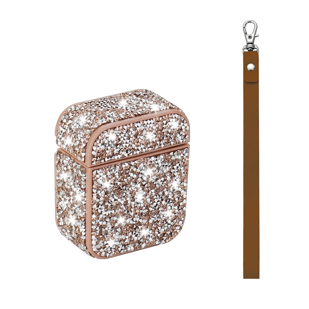 Apple Airpods Zore Airbag 45 Bilek Askı Aparatlı Simli Şeffaf Kılıf