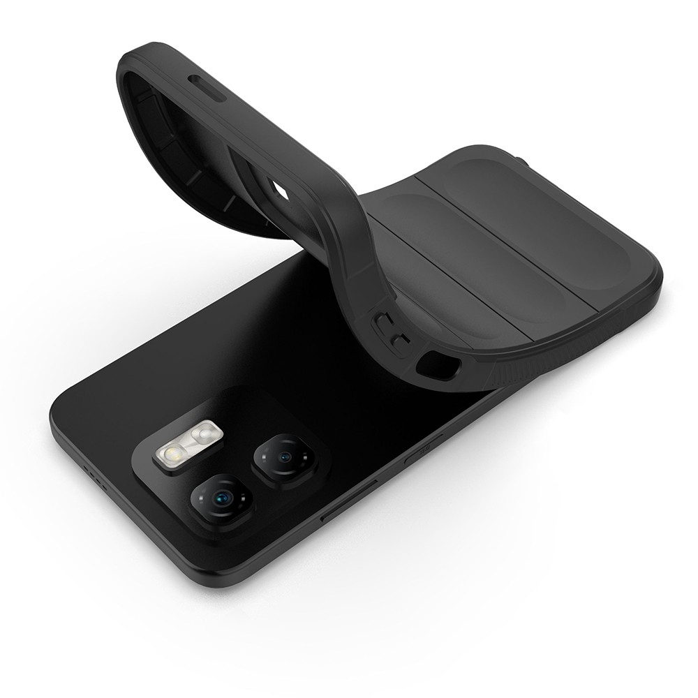 İnfinix Smart 9 Kılıf Esnek TPU Oyuklu Arka Yüzey Tasarımlı Zore Etnik Silikon Kapak