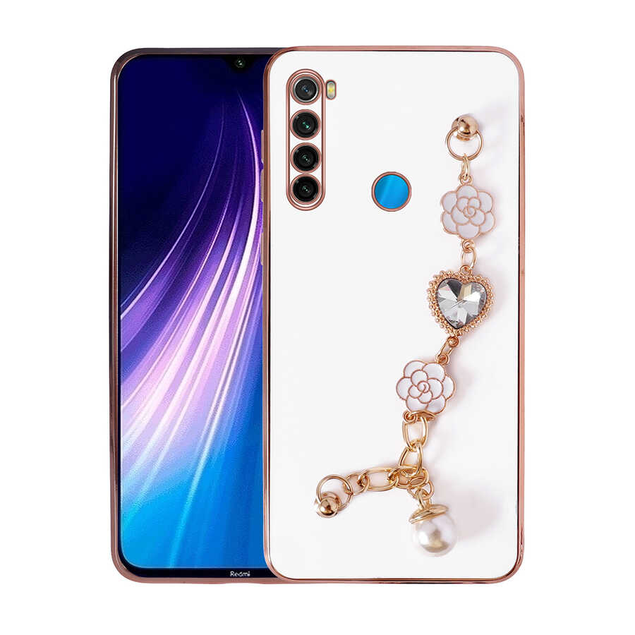 Xiaomi Redmi Note 8 Kılıf El Tutamaçlı Kamera Korumalı Zore Taka Silikon Kılıf