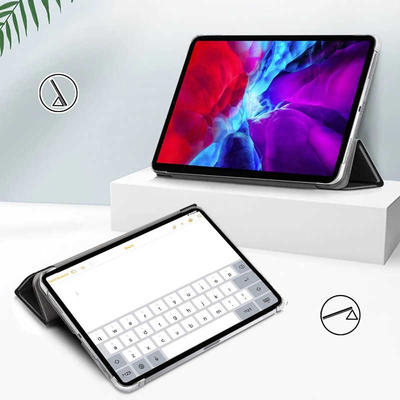 iPad Pro 12.9 2021 (5.Nesil) Zore Smart Cover Standlı 1-1 Kılıf