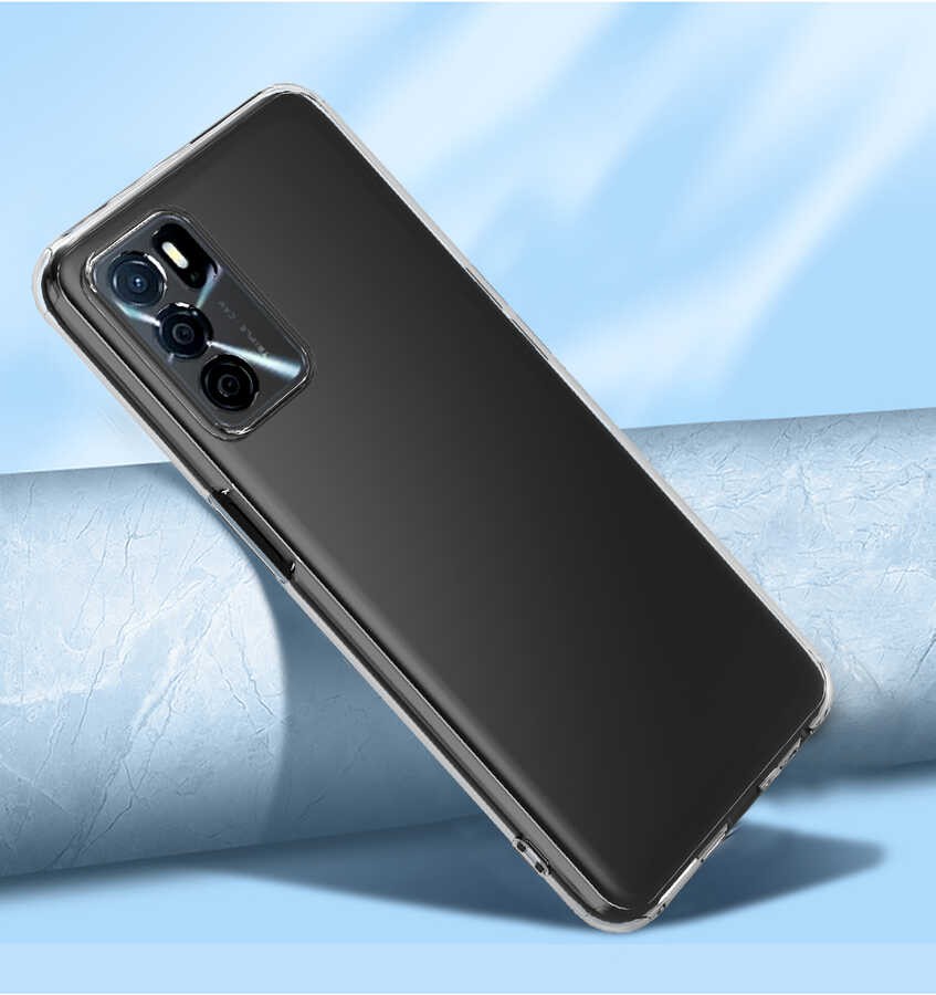 Oppo A16 Kılıf Zore Kamera Korumalı Süper Silikon Kılıf