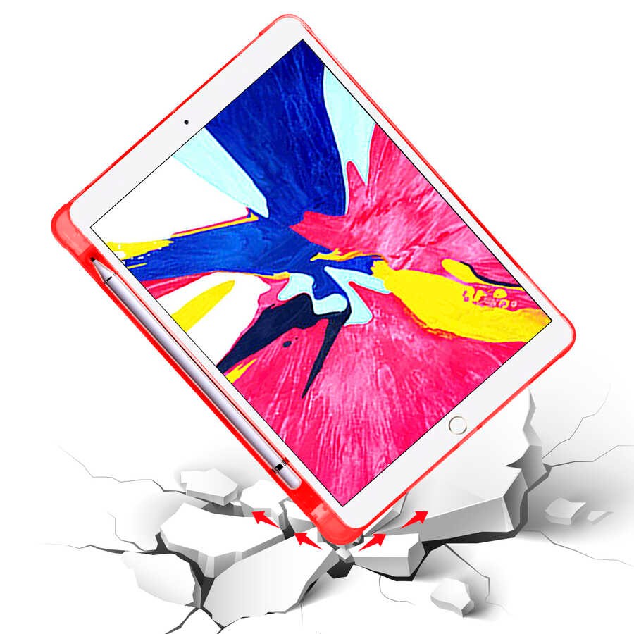 iPad 10.2 2021 (9.Nesil) Kılıf Zore Tri Folding Kalem Bölmeli Standlı Kılıf