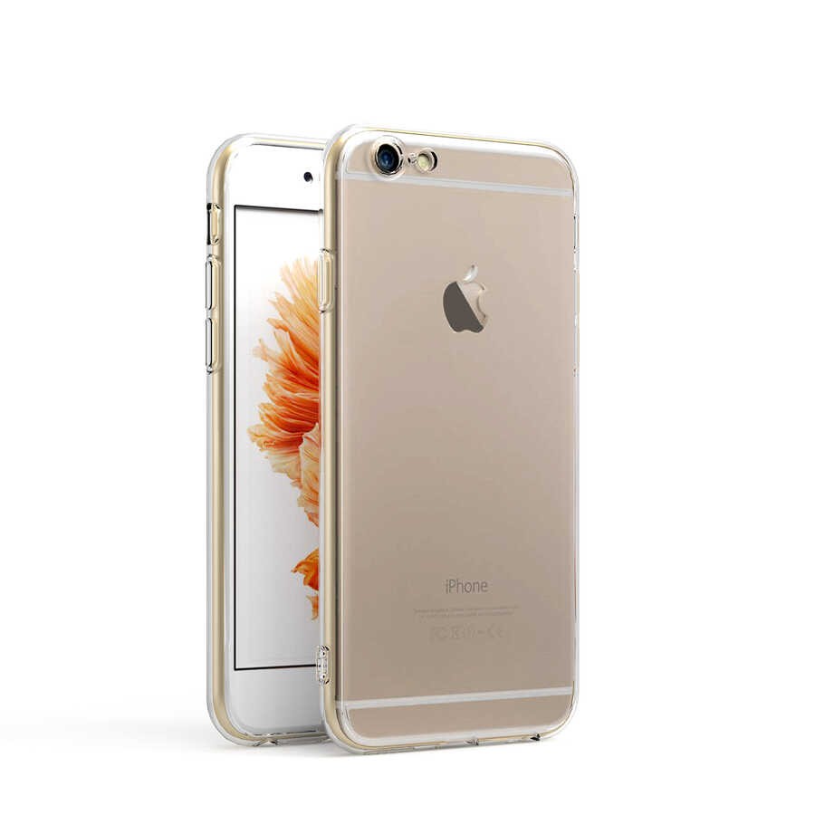 iPhone 6 Kılıf Zore Kamera Korumalı Süper Silikon Kılıf