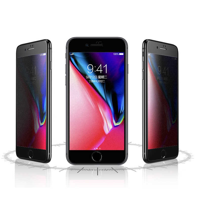 iPhone SE 2022 Zore Anti-Dust Mat Privacy Temperli Ekran Koruyucu