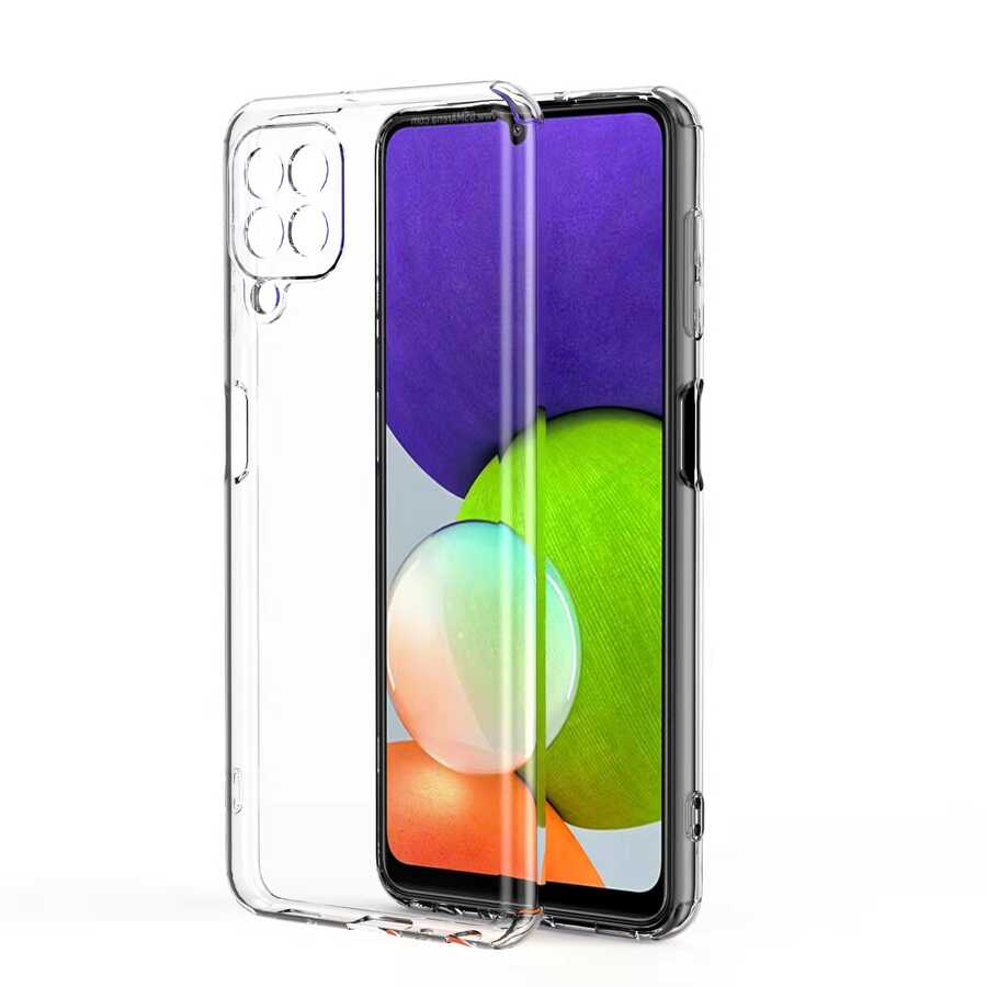 Galaxy M22 Kılıf Zore Kamera Korumalı Süper Silikon Kılıf