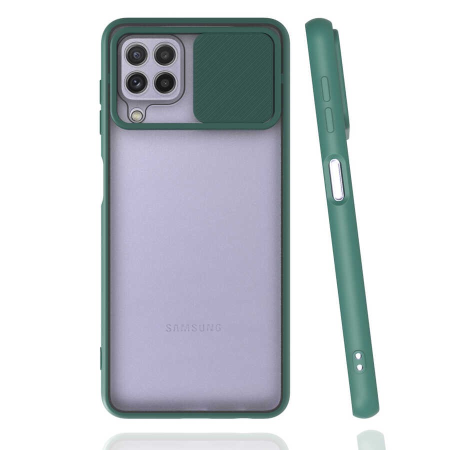 Galaxy M32 Kılıf Zore Lensi Kılıf