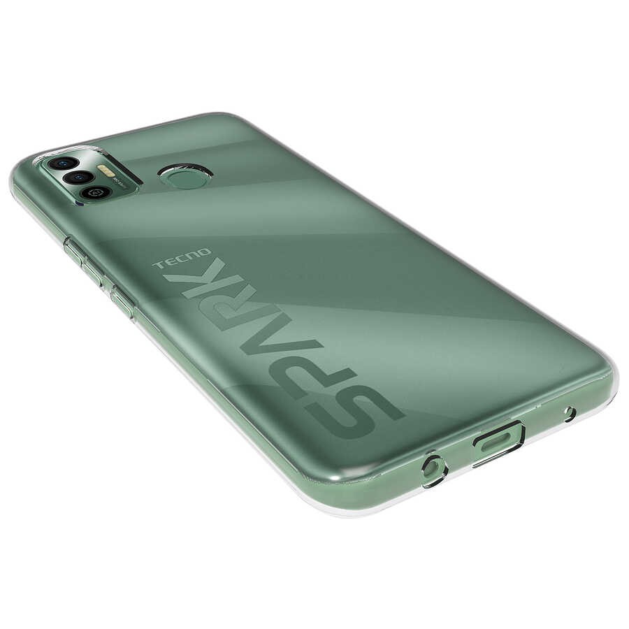 Tecno Spark 7T Kılıf Zore Süper Silikon Kılıf