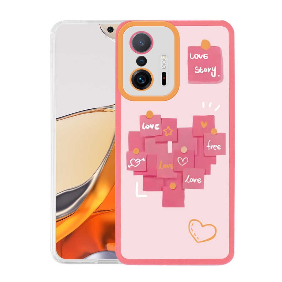 Xiaomi Mi 11T Pro 5G Kılıf Zore M-Fit Desenli Kılıf