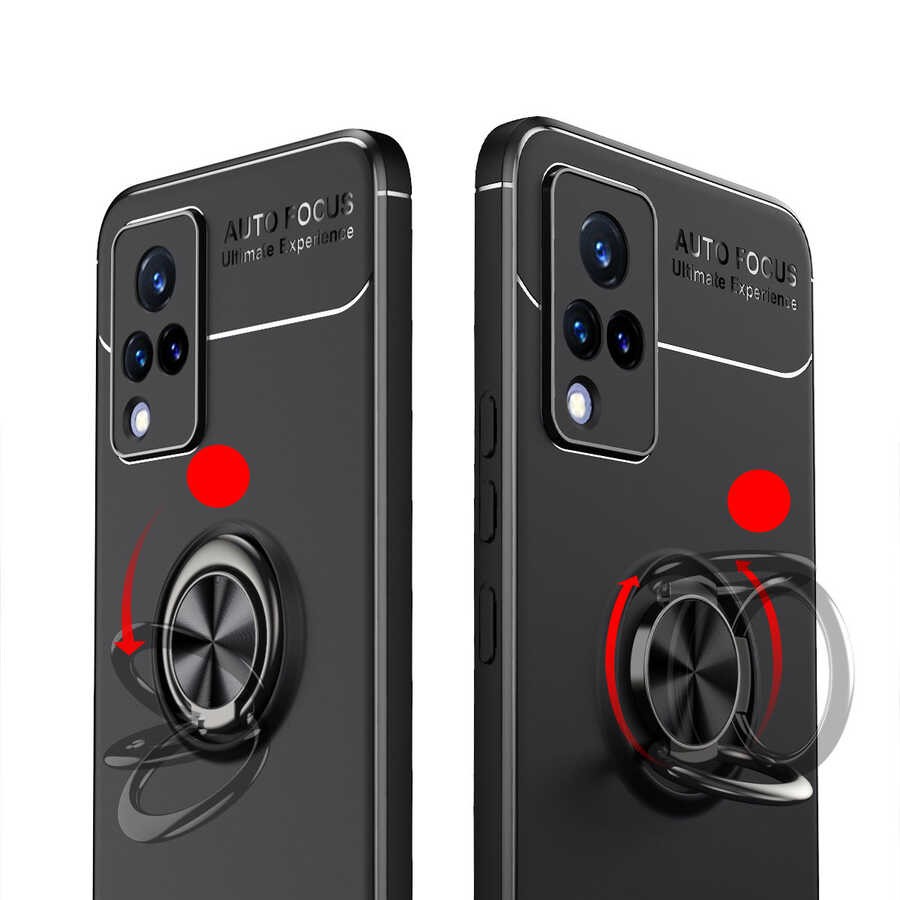 Vivo V21 Kılıf Zore Ravel Silikon Kılıf
