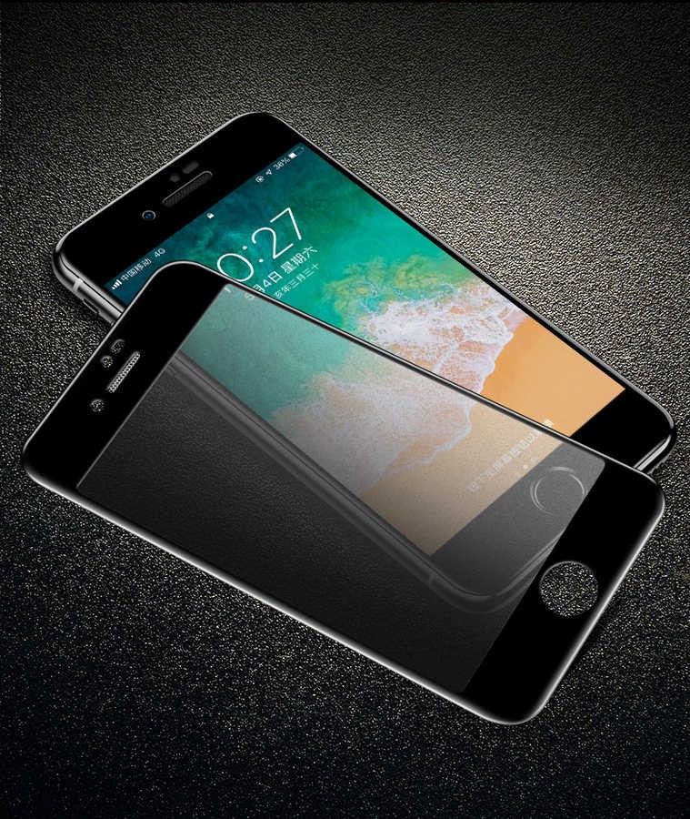 iPhone SE 2022 Zore Anti-Dust Mat Privacy Temperli Ekran Koruyucu