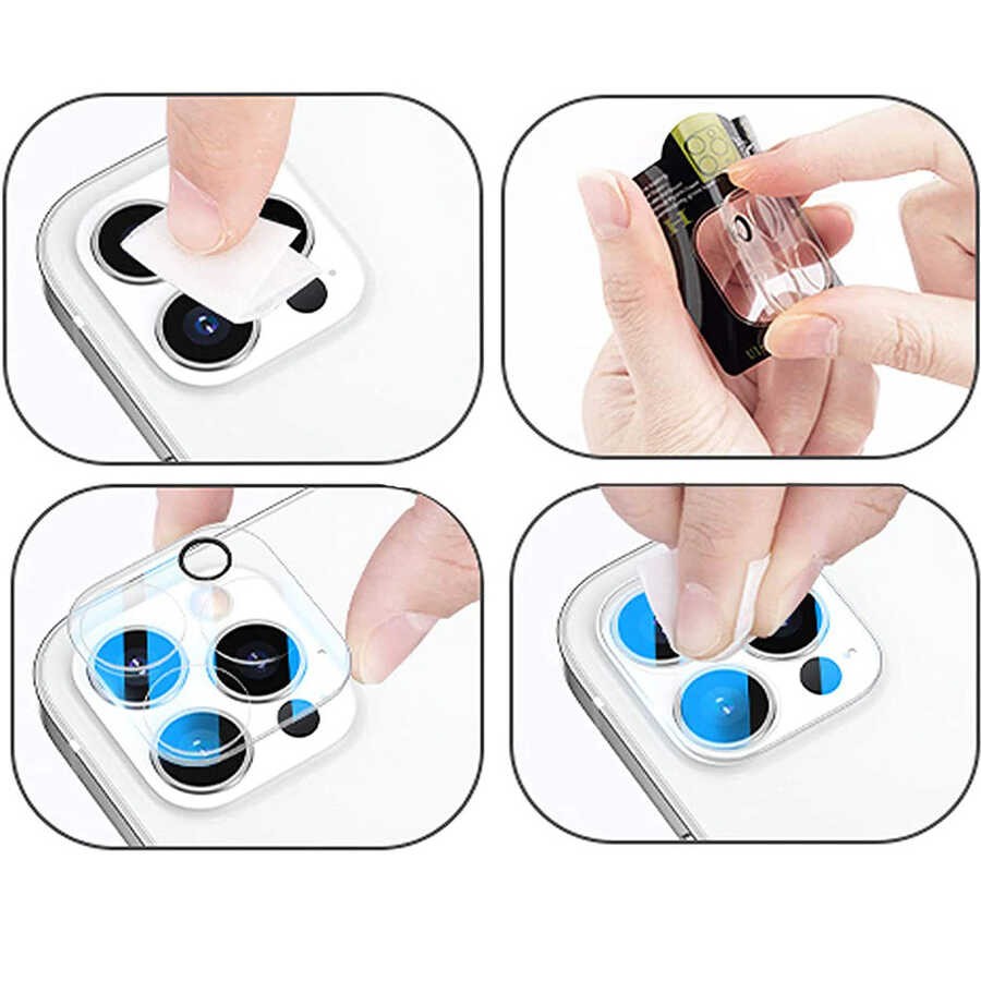 iPhone 13 Pro Max Zore Kamera Lens Koruyucu Cam Filmi
