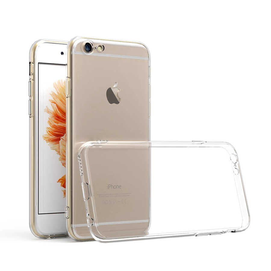 iPhone 6 Kılıf Zore Kamera Korumalı Süper Silikon Kılıf